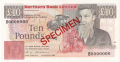 Northern Bank Ltd 10 Pounds, 24.8.1988